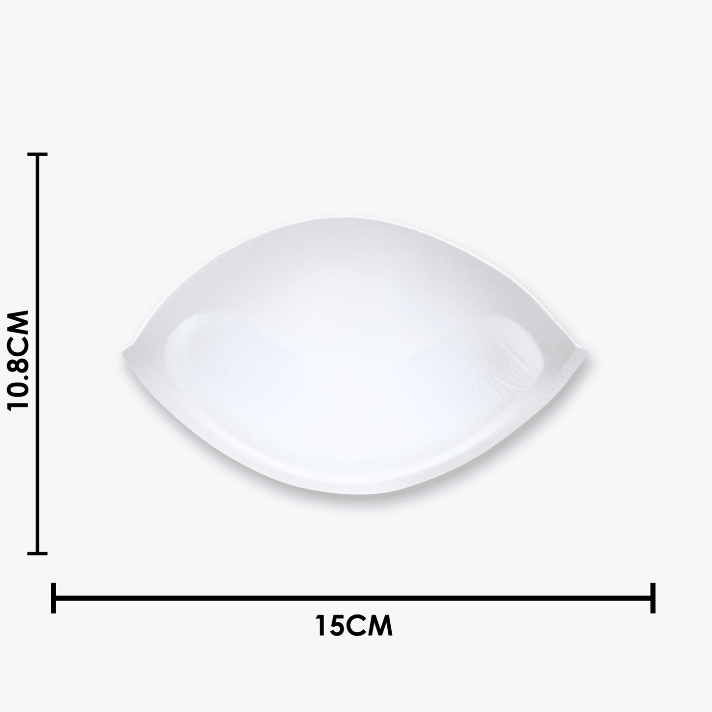 Bra Cups Medium | White - Ragland Fabrics