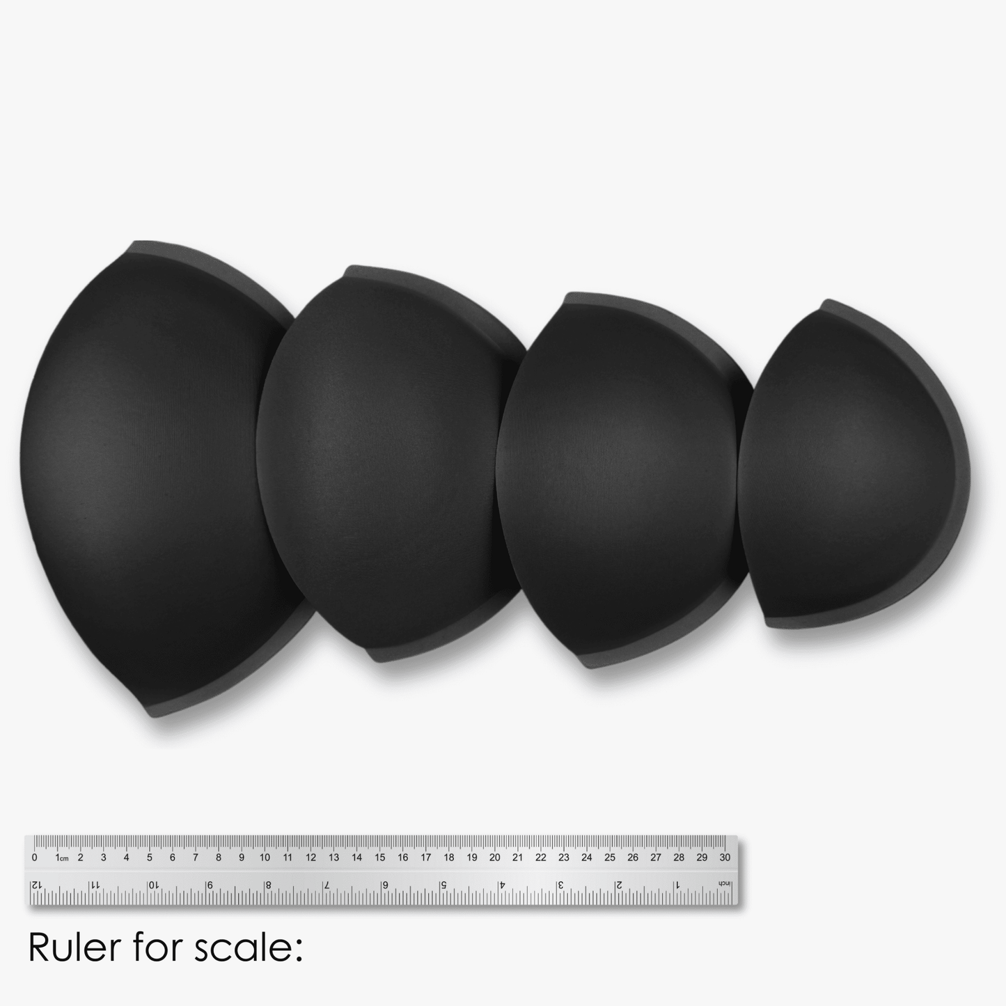 Bra Cups XXL | Black - Ragland Fabrics