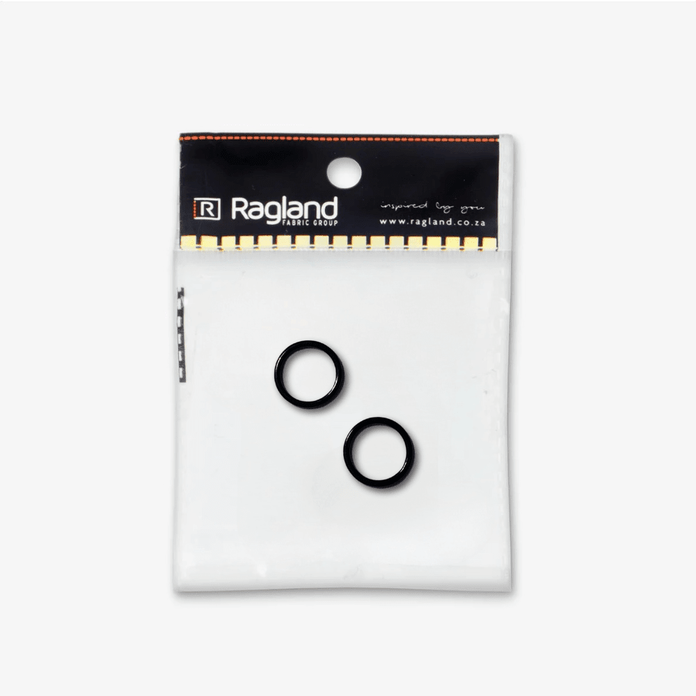 Bra Rings - 13mm | Black - Ragland Fabrics