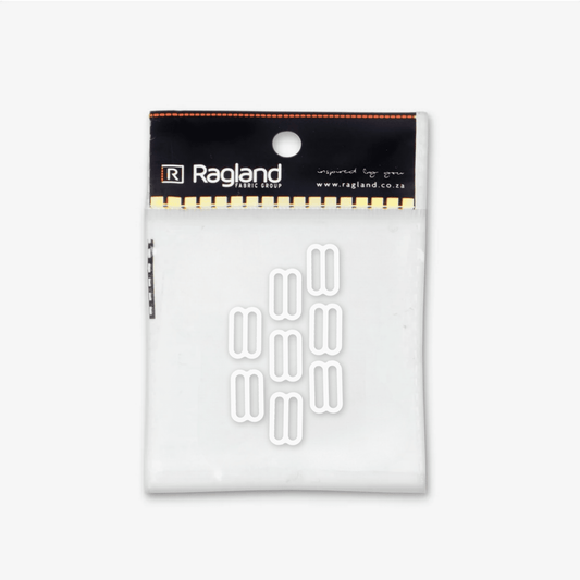 Bra Strap Adjuster - 15mm | White - Ragland Fabrics