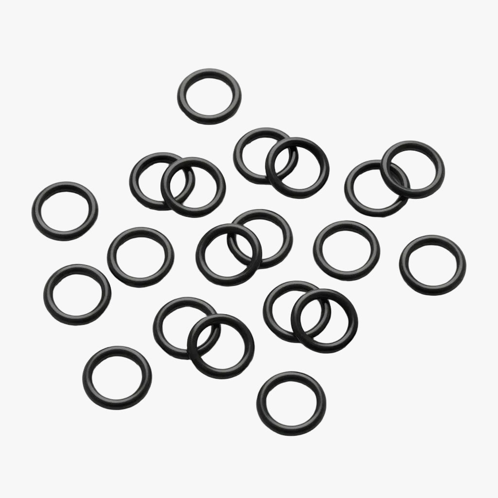 Bra Rings Plastic 9/10mm Black - TBD