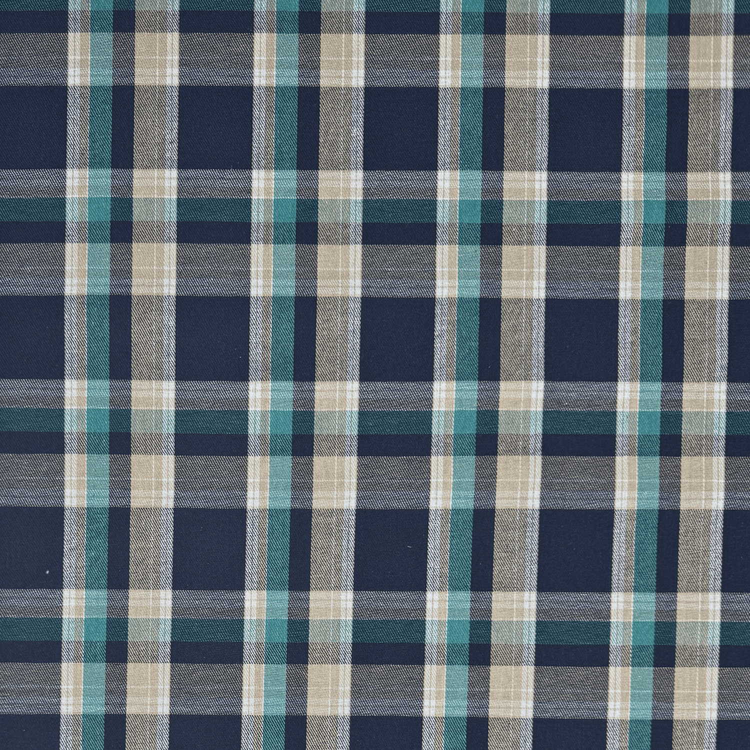Brushed Checks Bluesy 7 - Ragland Fabrics