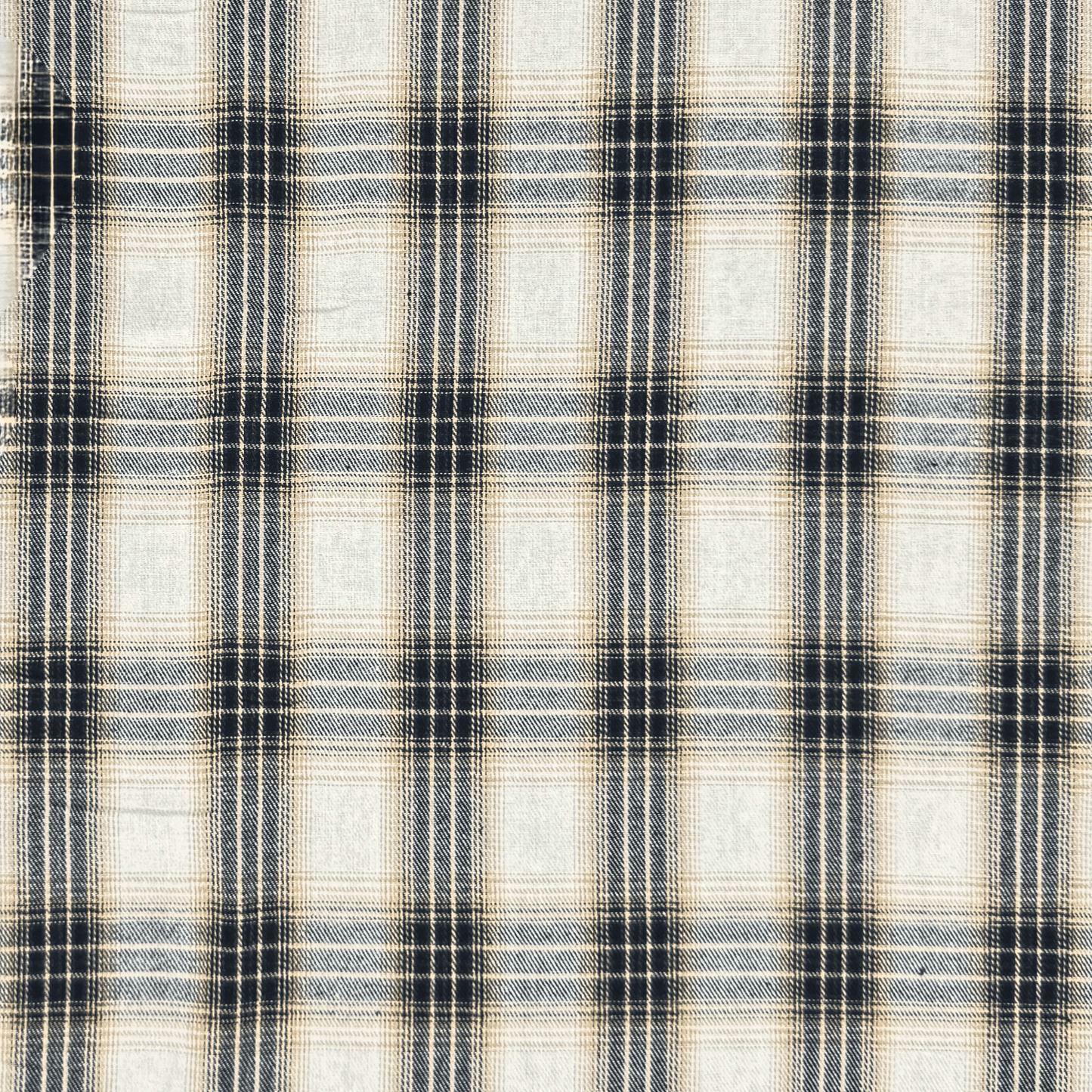 Brushed Checks Modern Beige 3 - Ragland Fabrics