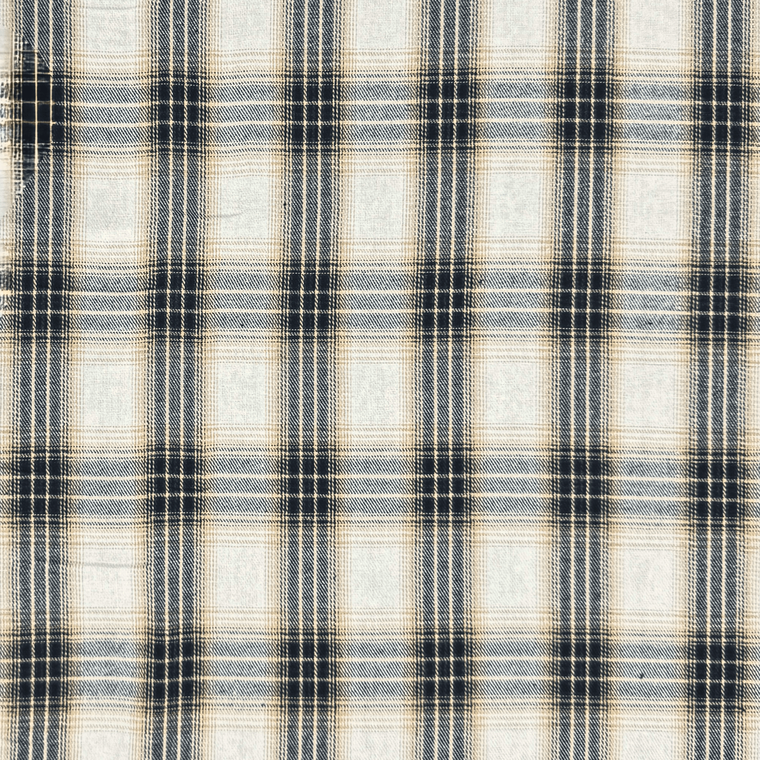 Brushed Checks Modern Beige 3 - Ragland Fabrics