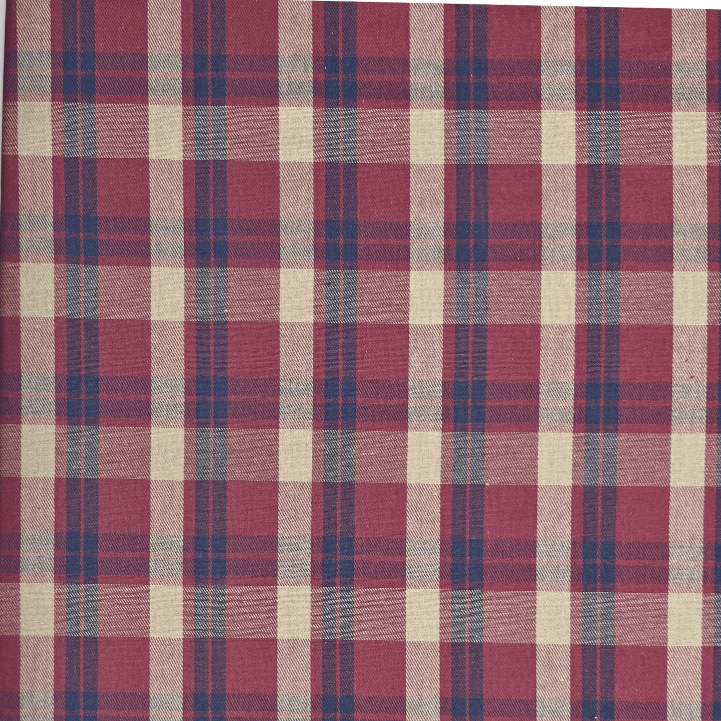 Brushed Checks Redbone 7 - Ragland Fabrics