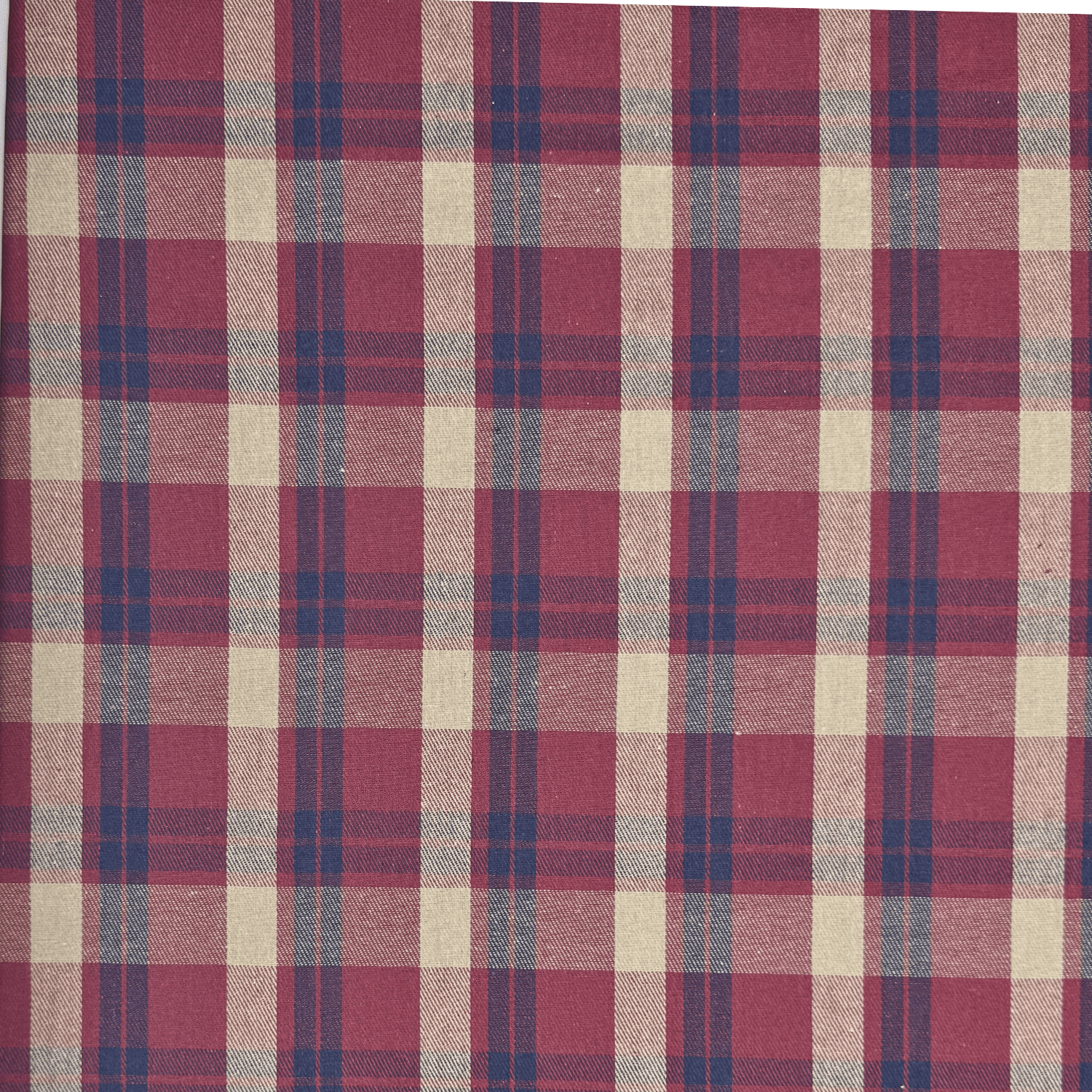 Brushed Checks Redbone 7 - Ragland Fabrics