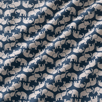 Flannel Brushed Cotton 150cm | Pattern Elephant #13