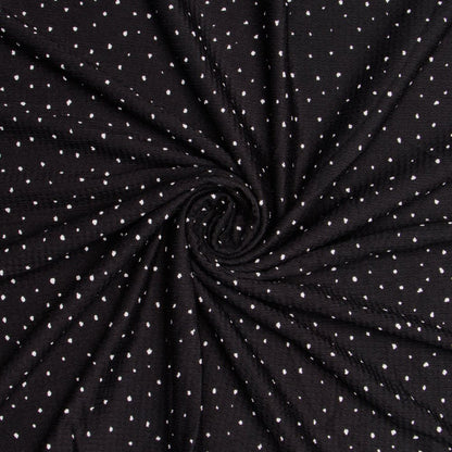 Bubble Knit Black - Ragland Fabrics