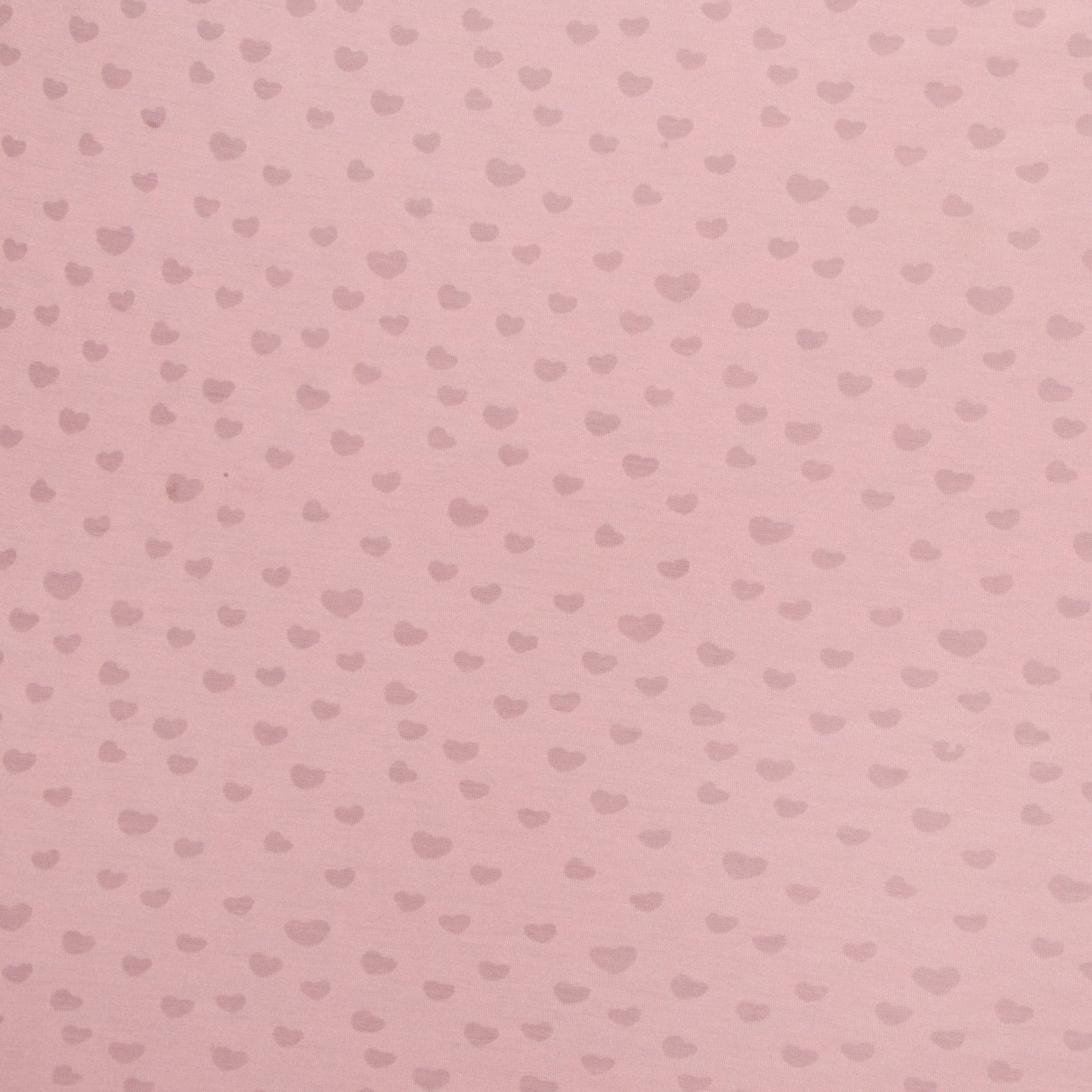 Burn - Out Knit Pink Heart - Ragland Fabrics