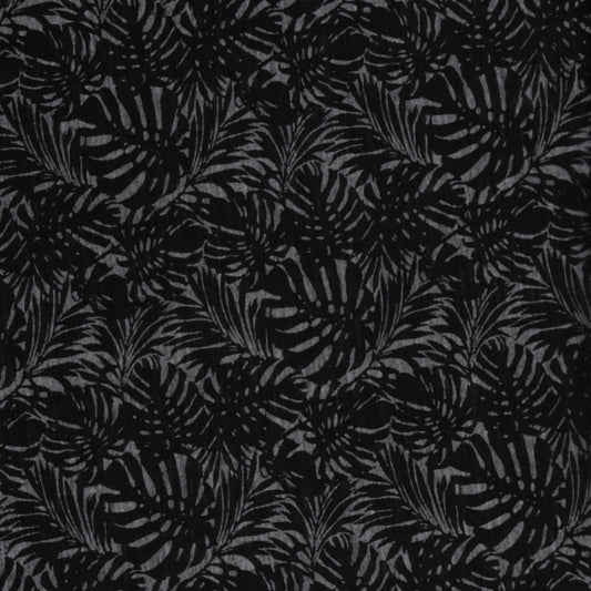 Burn - Out Knit Black - Ragland Fabrics