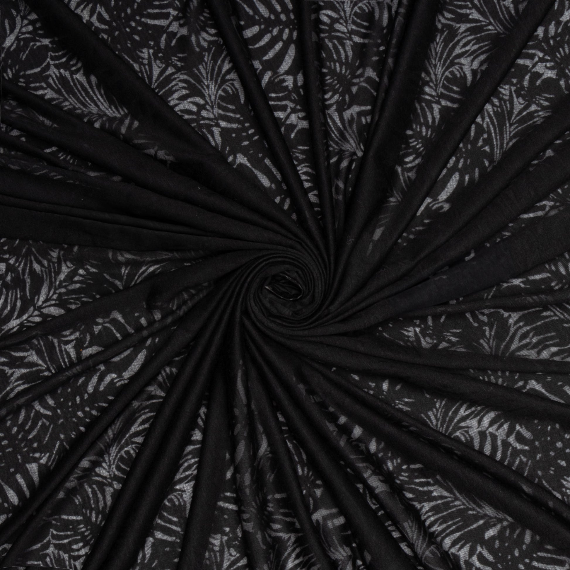 Burn - Out Knit Black - Ragland Fabrics
