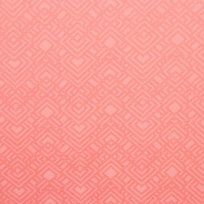 Burn - Out Knit Coral Geo - Ragland Fabrics