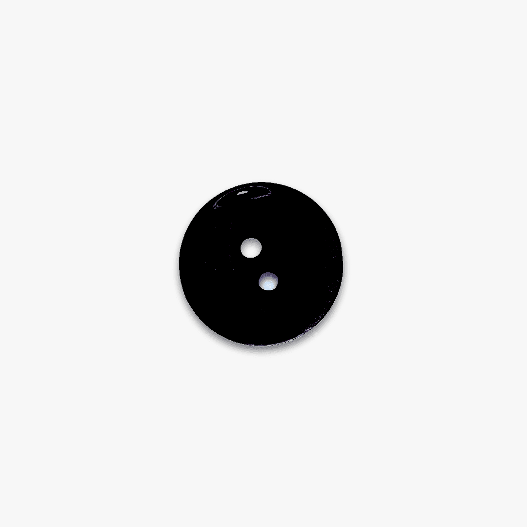 Buttons Fish Eye Black - 15mm TBD - Ragland Fabrics
