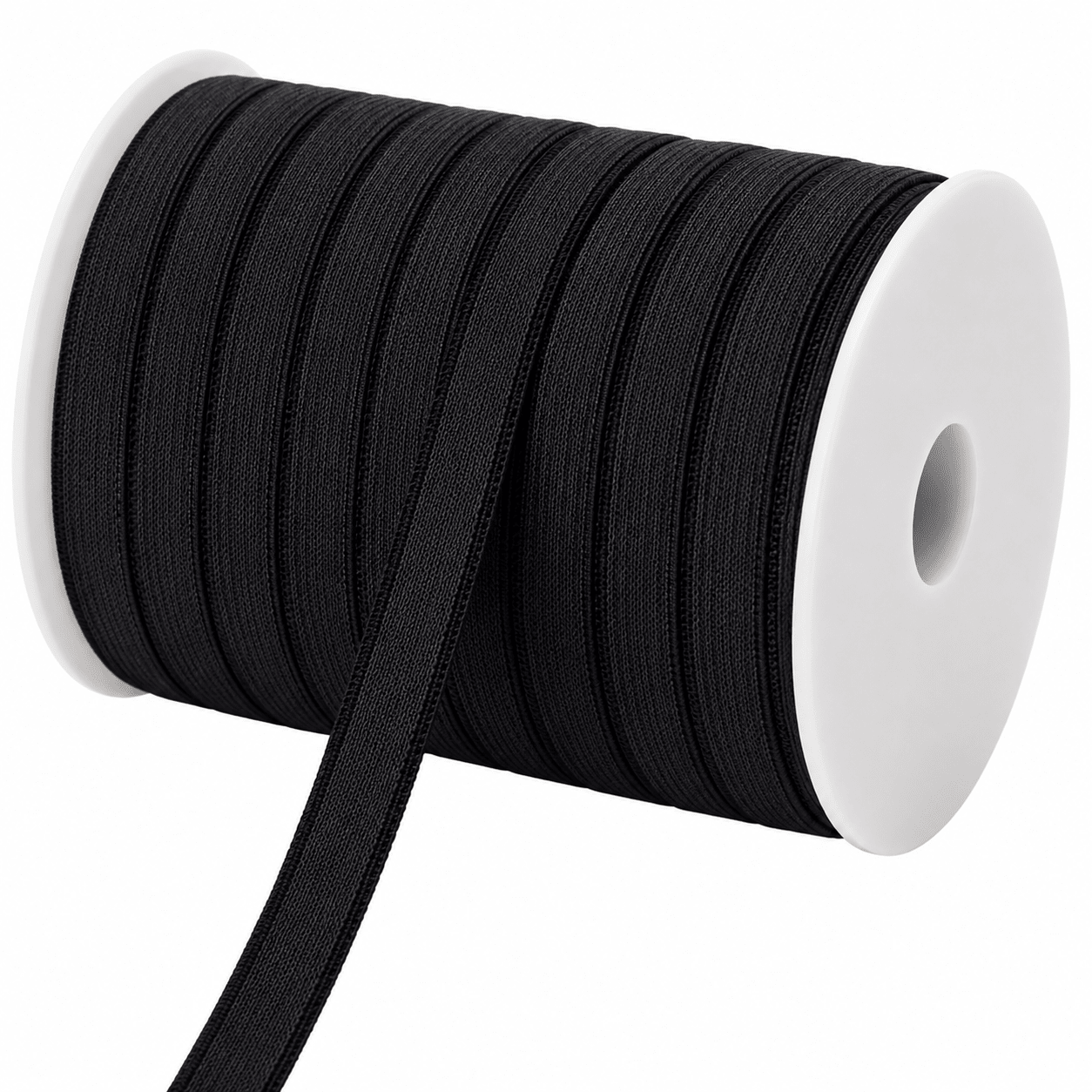 Bra Elastic 12mm Black Sheen - Discontinued - Ragland Fabrics