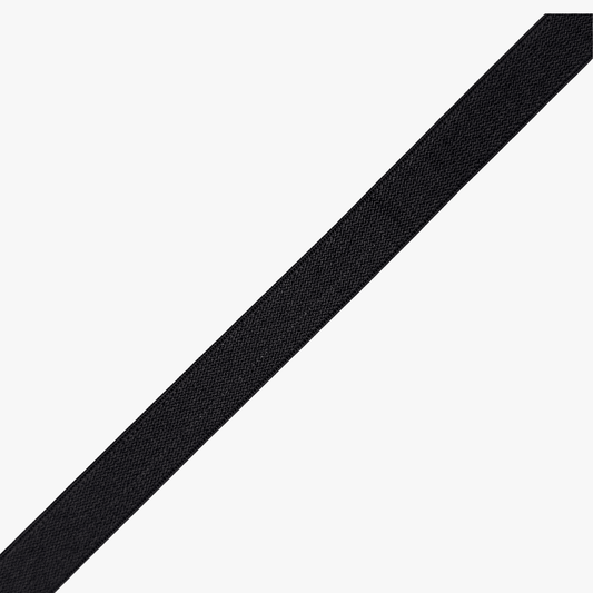 Bra Elastic 15mm Black Sheen - Discontinued - Ragland Fabrics