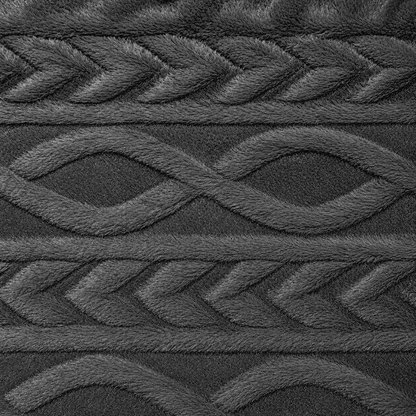 Chain Link Luxury Fur - Charcoal - Ragland Fabrics