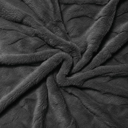 Chain Link Luxury Fur - Charcoal - Ragland Fabrics