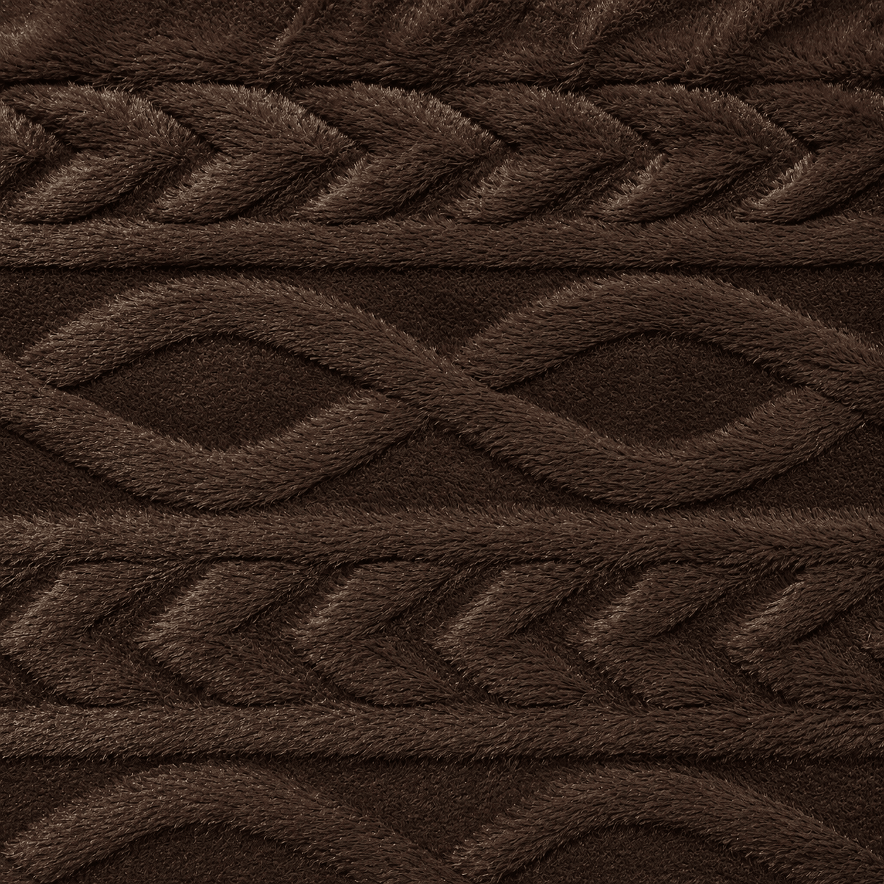 Chain Link Luxury Fur - Chocolate - Ragland Fabrics