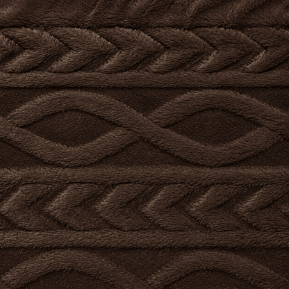 Chain Link Luxury Fur - Chocolate - Ragland Fabrics