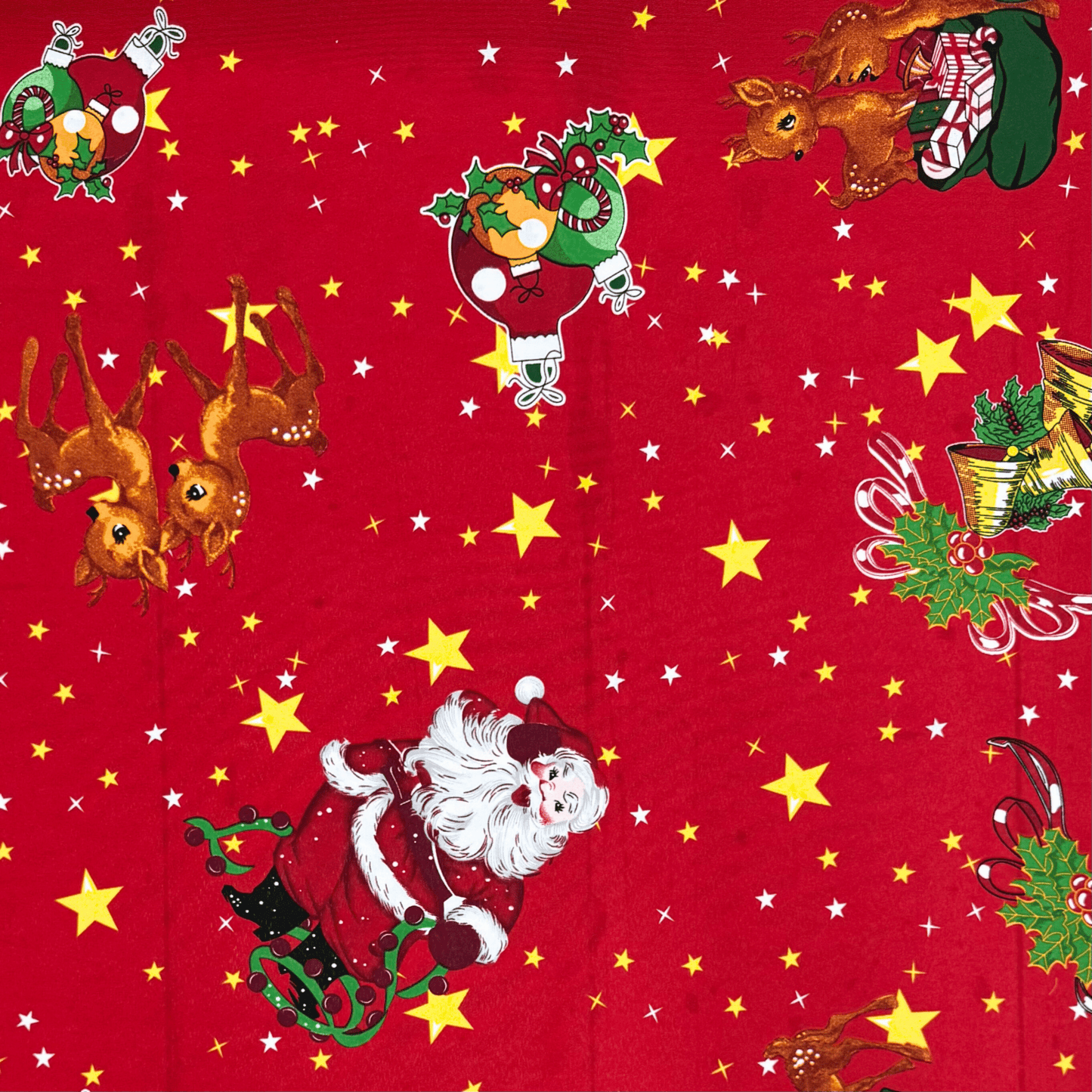 Christmas Printed Mini Matt Sleigh - Ragland Fabrics
