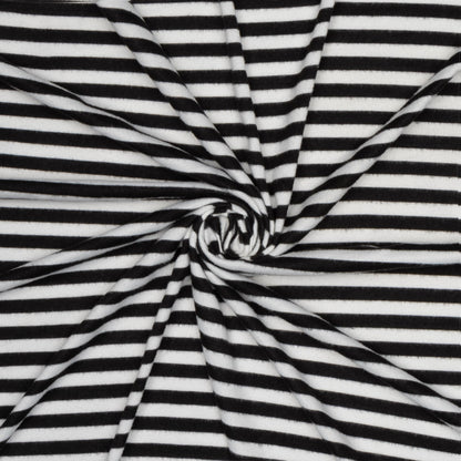Chunky Jersey Knit Black & White - Ragland Fabrics
