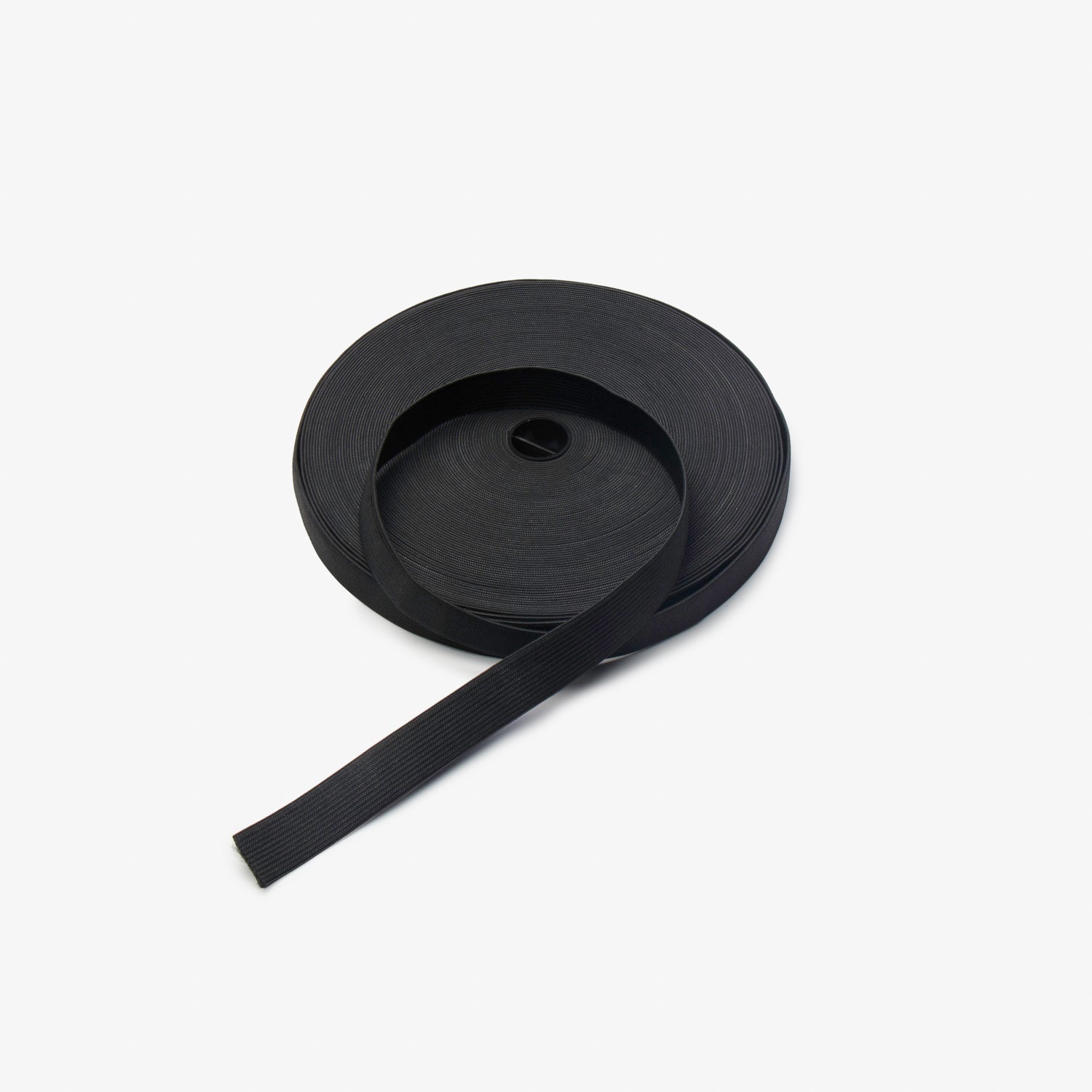 CLEARANCE SALE | Elastic Knitted 18/20mm Black - Medium Pull - Ragland Fabrics
