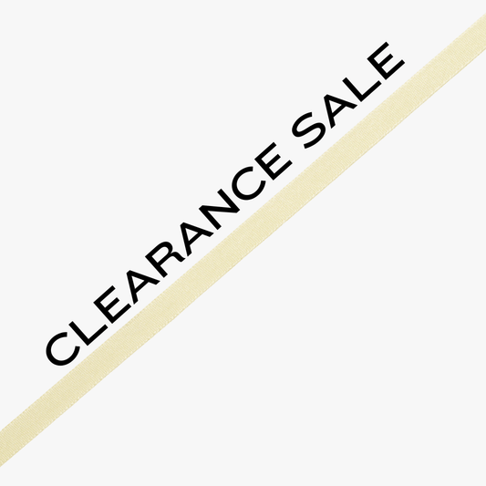 Satin Ribbon 8mm Cream (200met) - CLEARANCE - Ragland Fabrics