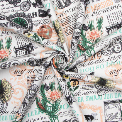 Cotton Canvas Printed Col 1 - Ragland Fabrics