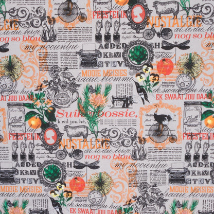 Cotton Canvas Printed Col 3 - Ragland Fabrics