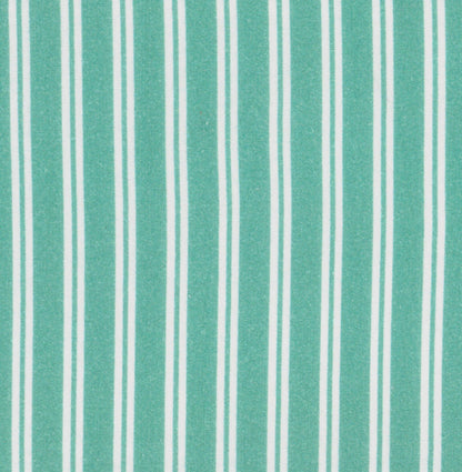 Cotton Lycra Printed Aqua Stripe - Ragland Fabrics