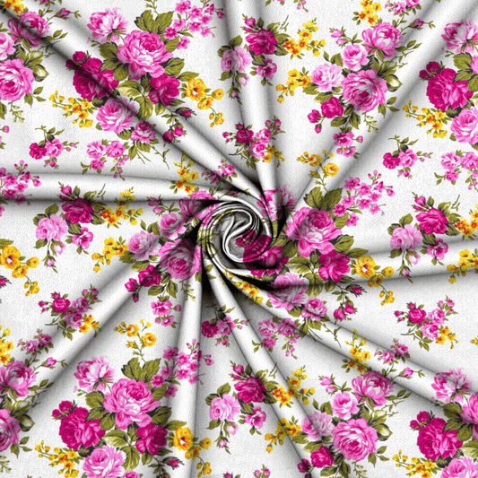 Cotton Quilting Rose Floralis - Ragland Fabrics