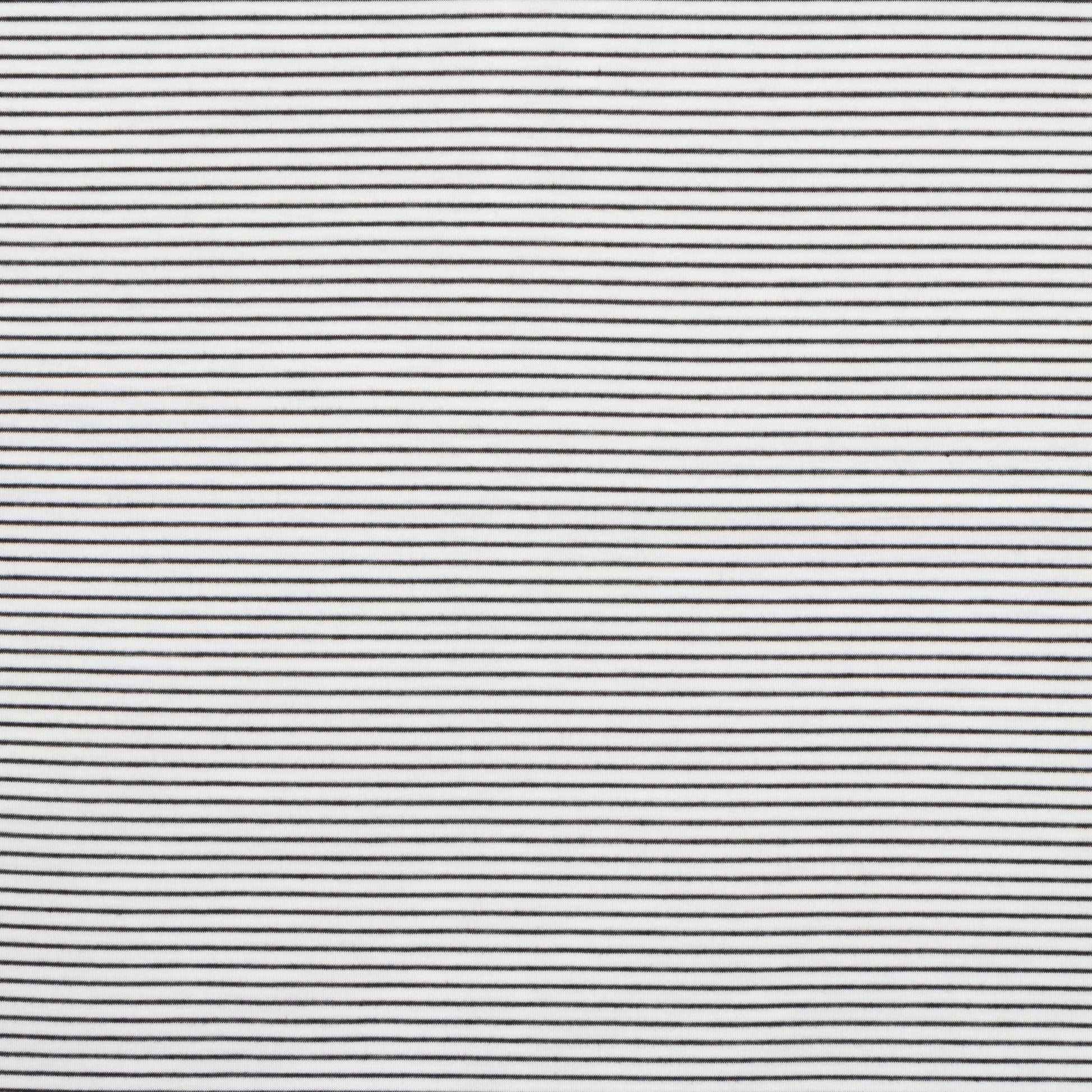 Cotton Knit Stripe B&W - Ragland Fabrics