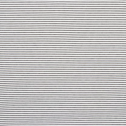 Cotton Knit Stripe B&W - Ragland Fabrics