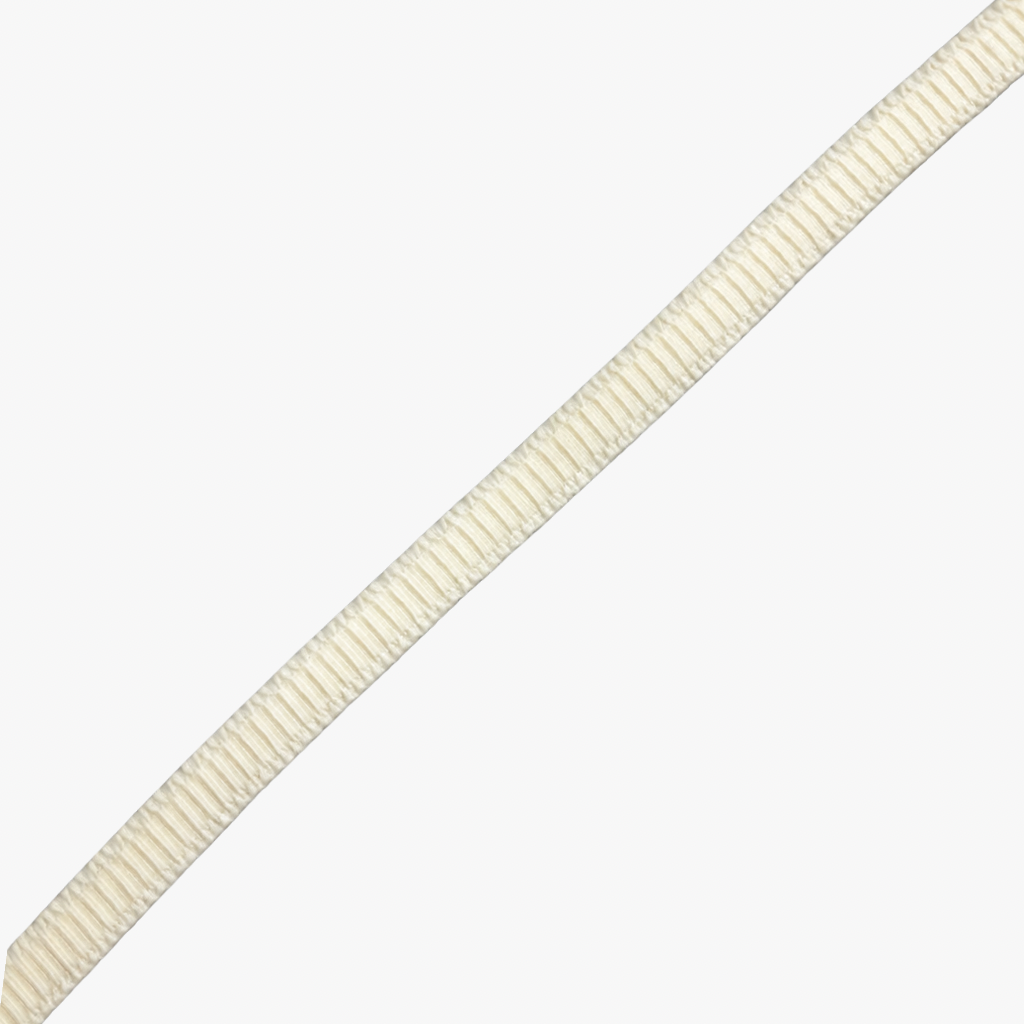 Bra  Elastic 10mm Cream Crimped - Discontinued