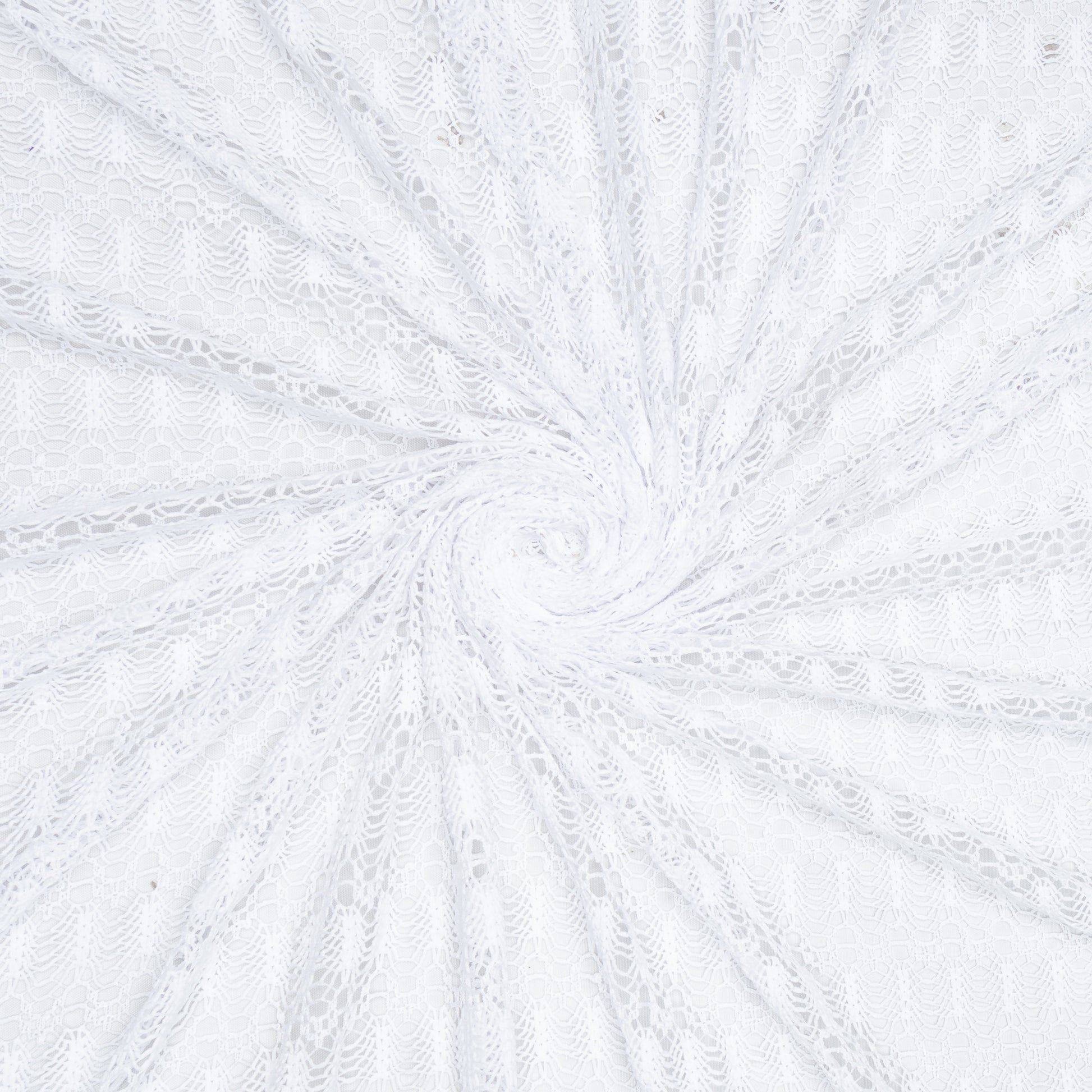 Cream Lace Optical White - Ragland Fabrics