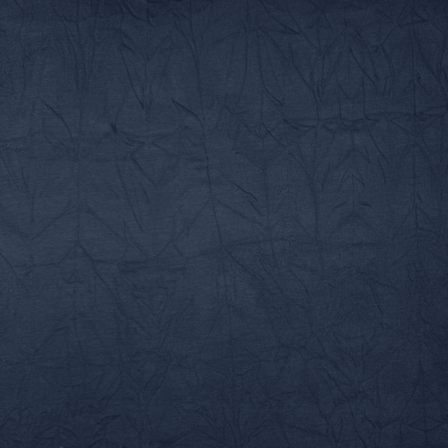 Crinkle Cotton Knit Navy - Ragland Fabrics