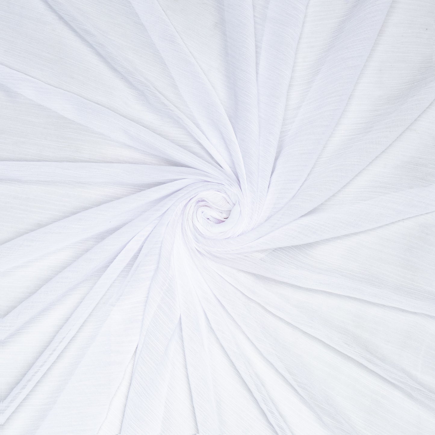 Crinkle Chiffon White - Ragland Fabrics