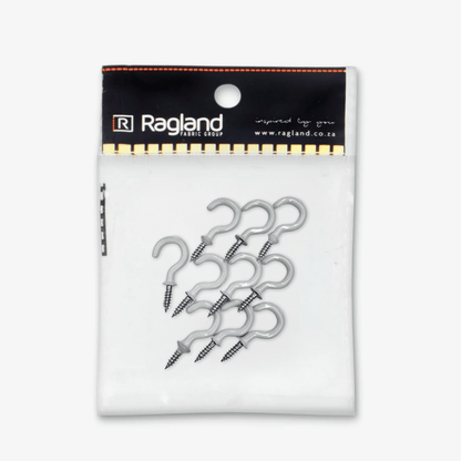 Cup Hooks PVC 19mm - Ragland Fabrics