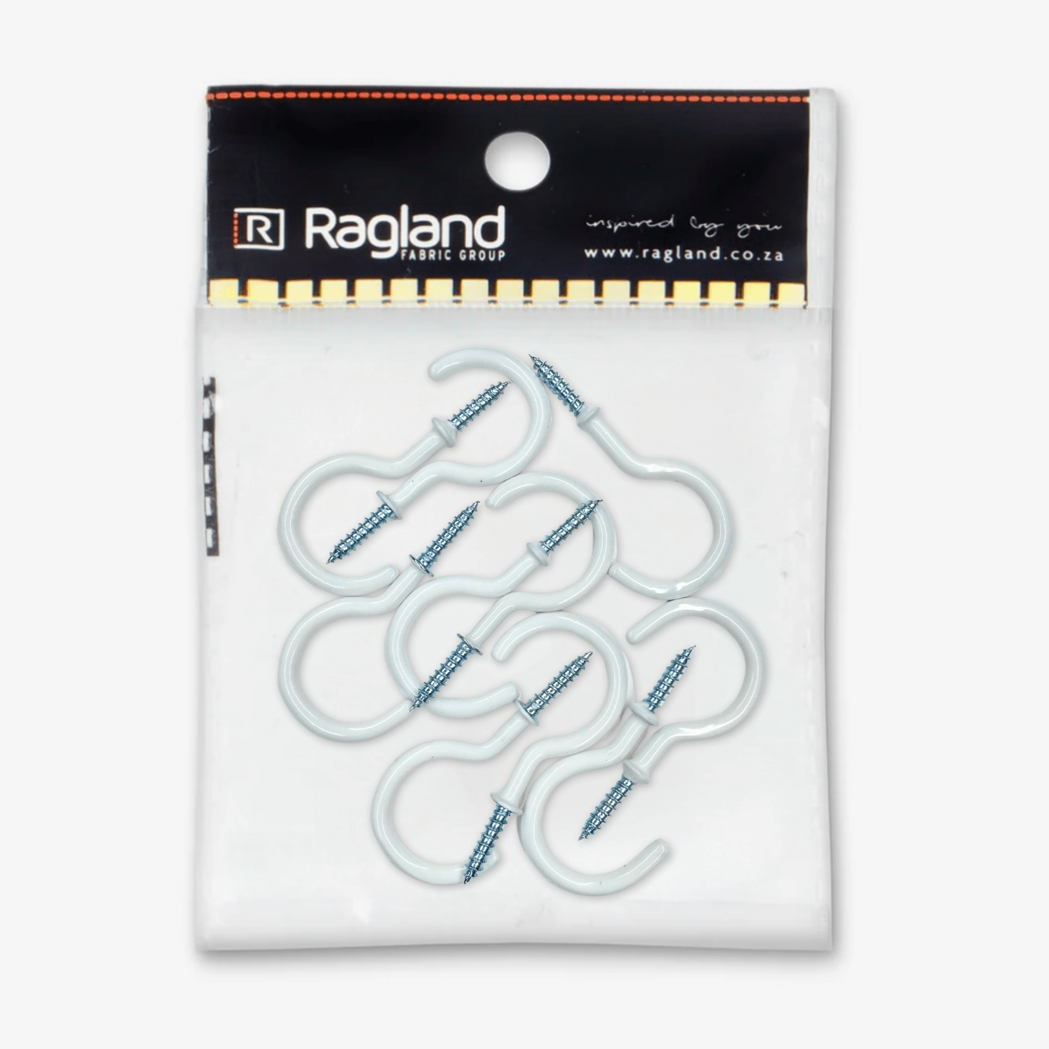 Cup Hooks PVC - 50mm | Ragland | Order Online – Ragland Fabrics