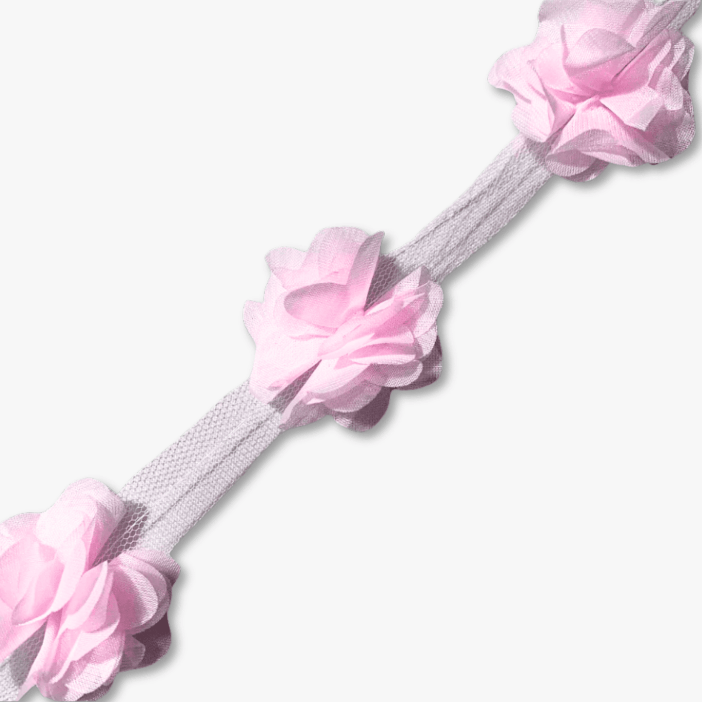 Cut Out Flower Lace - Baby Pink 18 (Per Met) - Ragland Fabrics
