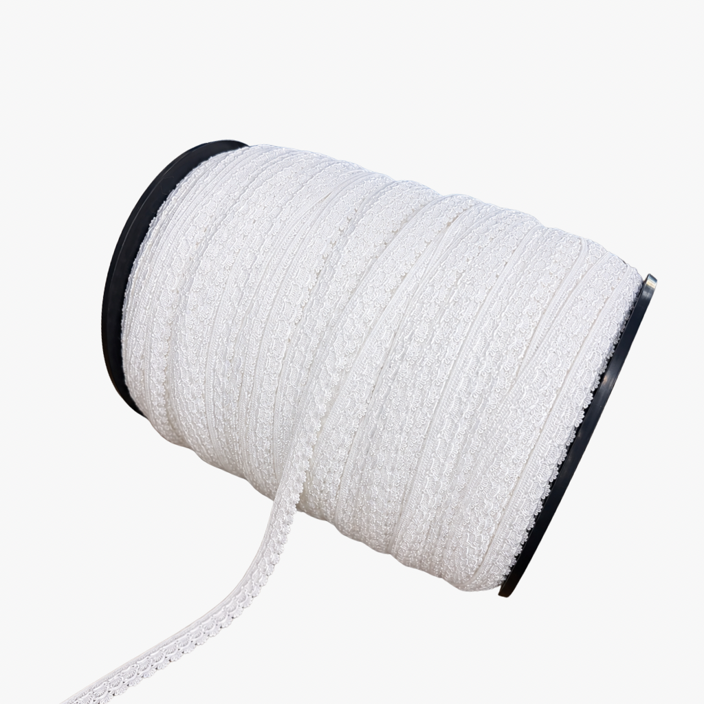 Crocodile Elastic 12mm White - Discontinued