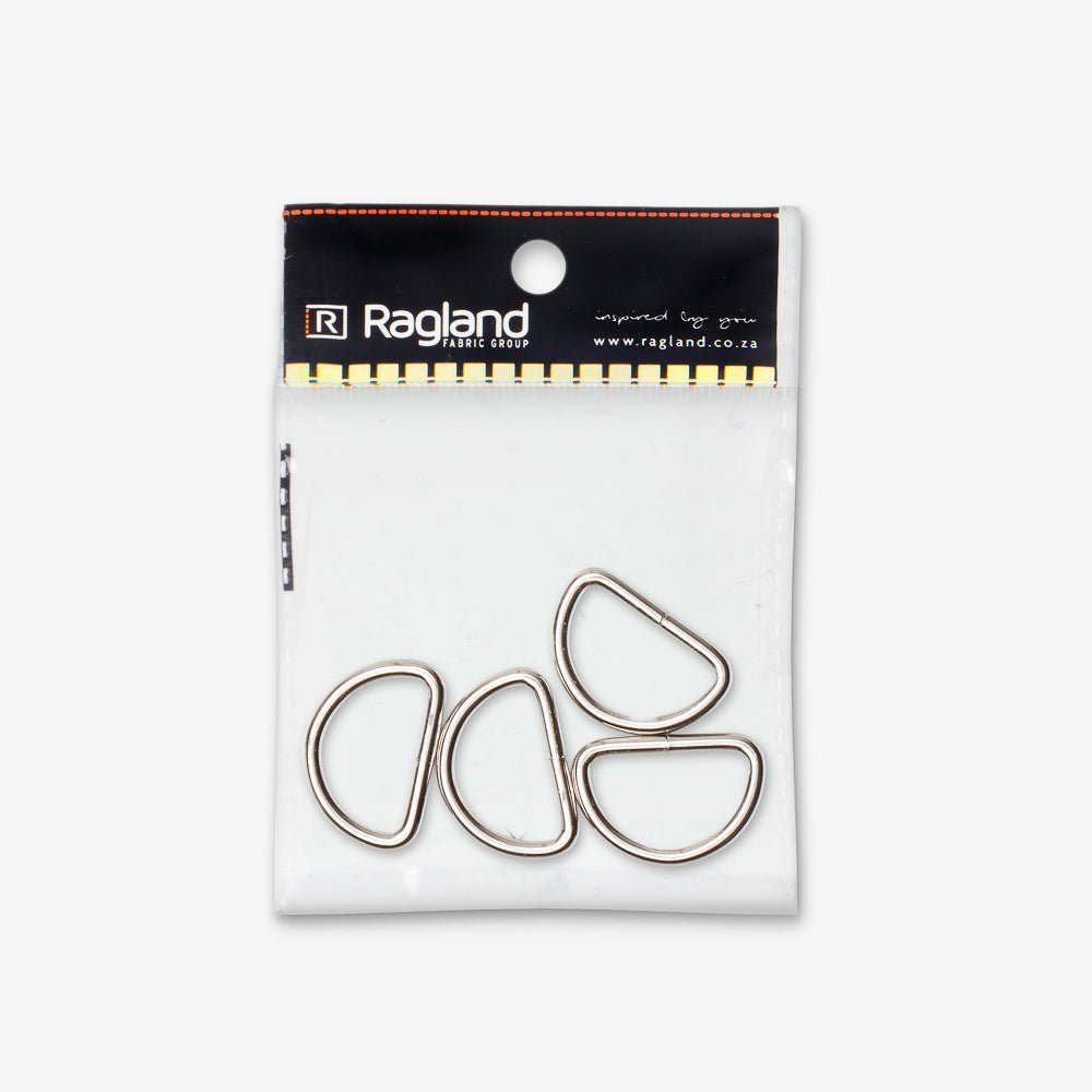 D - Ring Metal 25mm - Ragland Fabrics