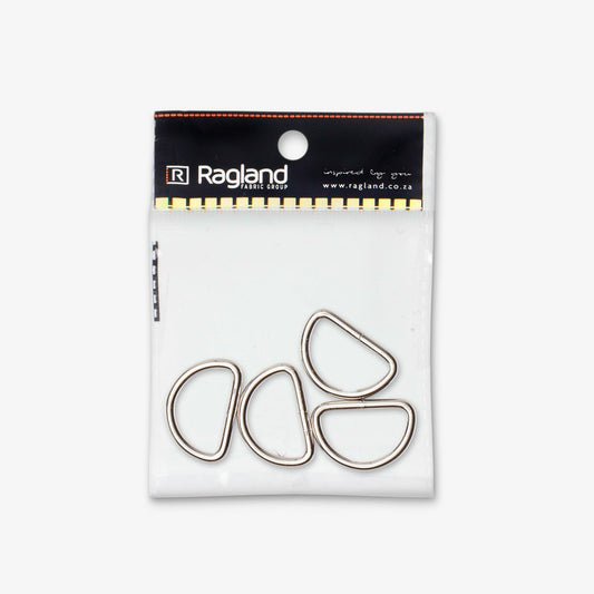 D - Ring Metal 25mm - Ragland Fabrics