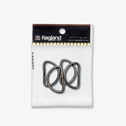 D - Ring Metal 30mm | Antique Silver - Ragland Fabrics