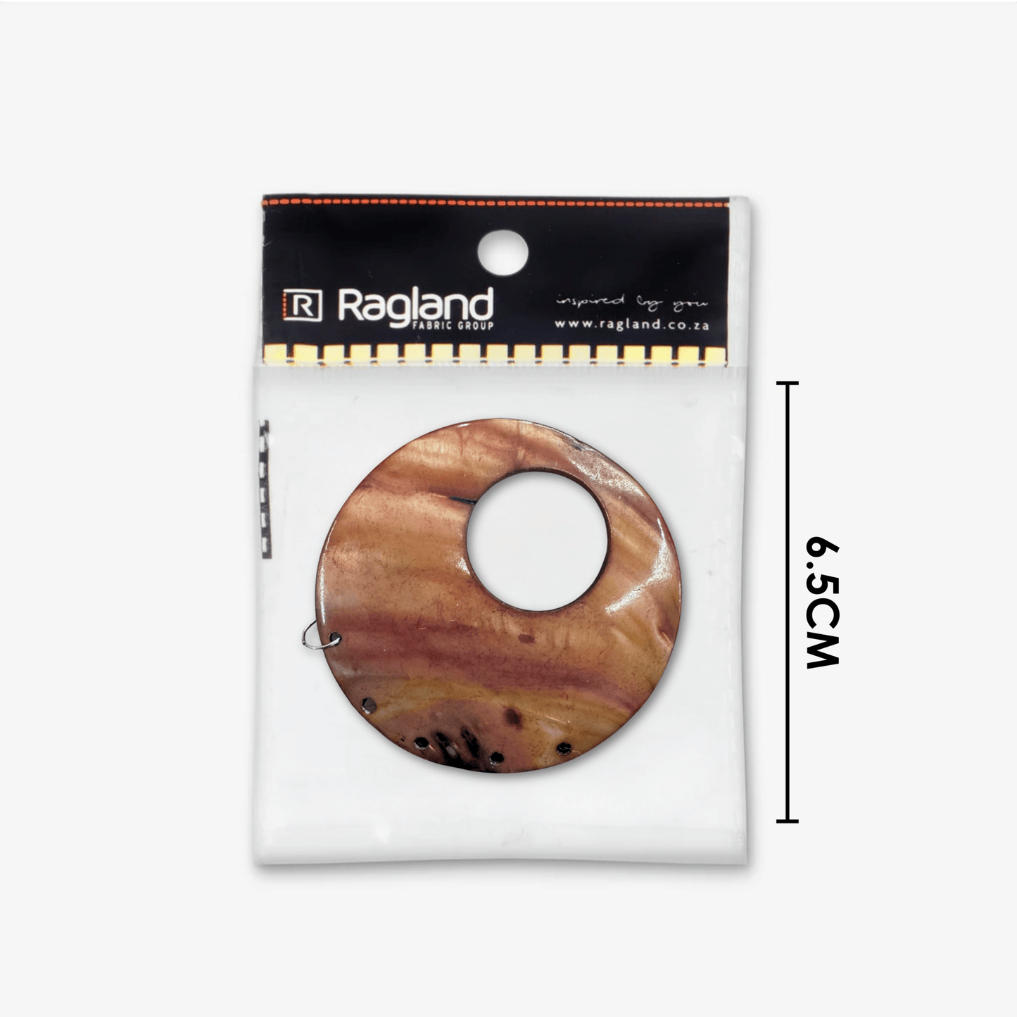 Designer Beads Large - Brown Round - Ragland Fabrics