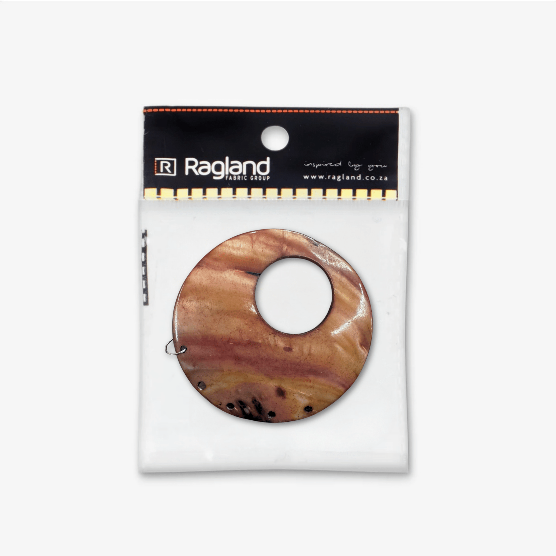 Designer Beads Large - Brown Round - Ragland Fabrics