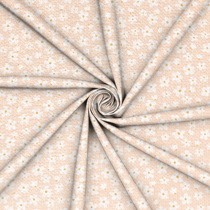 Designer Dress Ditsy Print - Peach - Ragland Fabrics