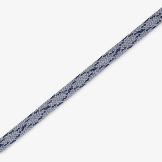 Draw String Tape 12mm Grey Navy - Ragland Fabrics