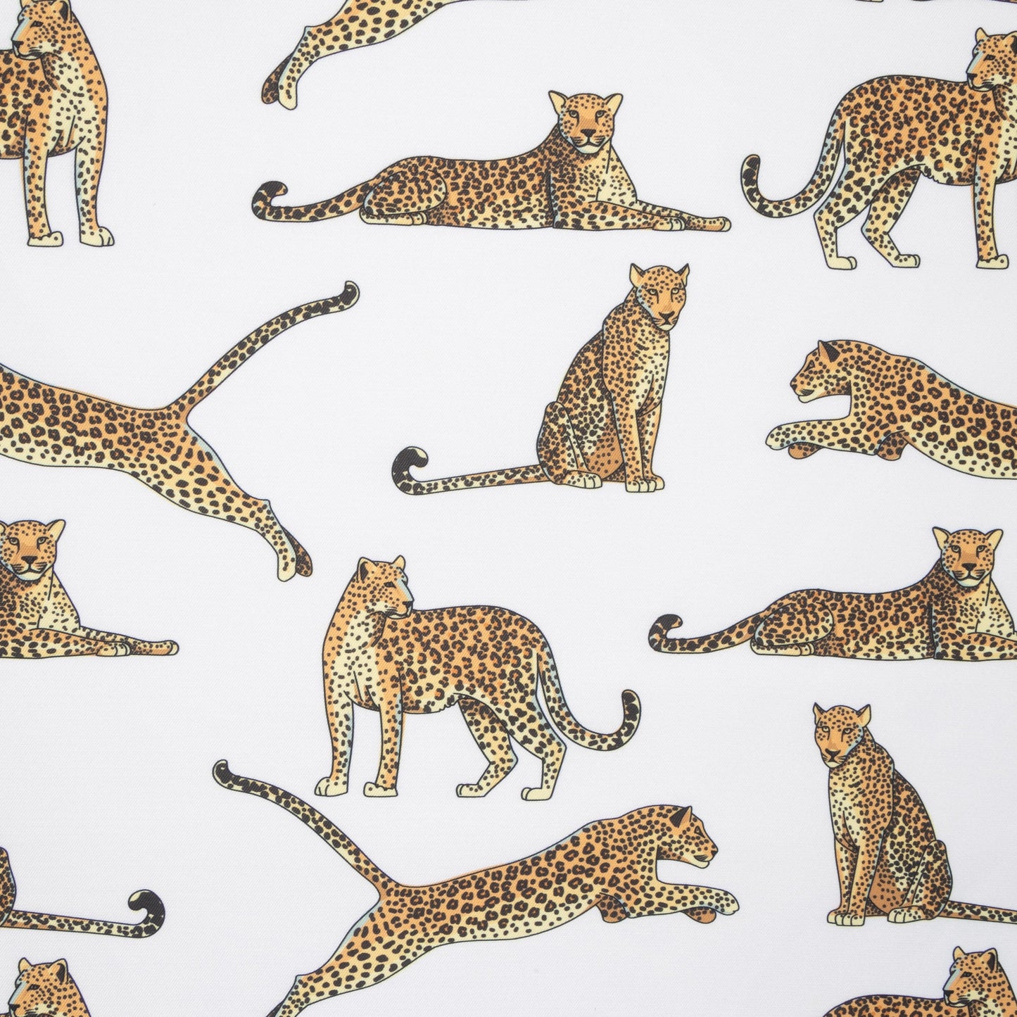 Eco Fabric Leopard White 2096 - Ragland Fabrics