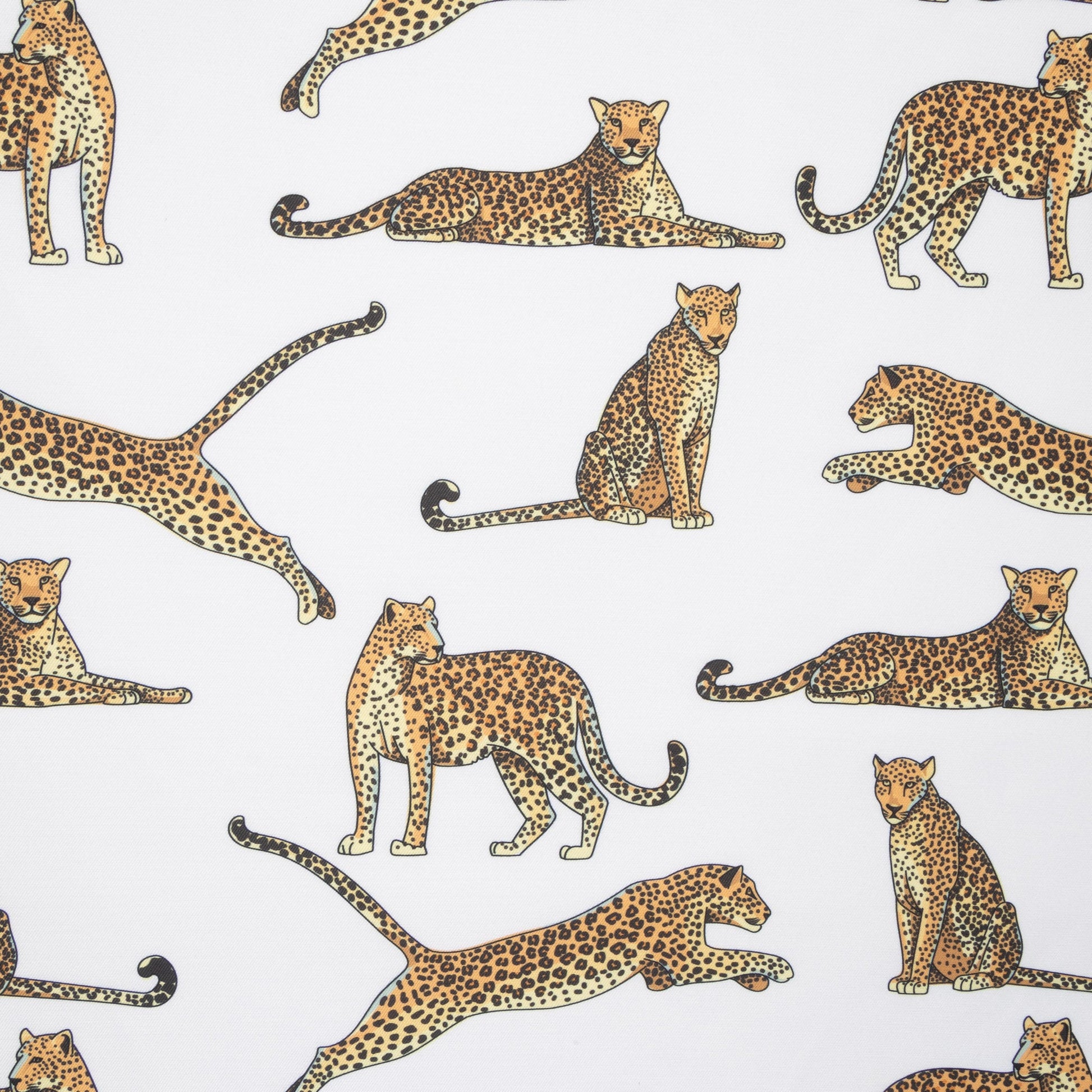 Eco Fabric Leopard White 2096 - Ragland Fabrics